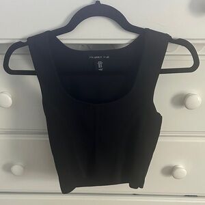 Sincerely Jules Classic Black Crop Top